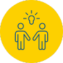 Icon for We push you to think for yourself to solve problems.
