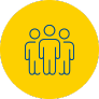 Icon for We’re small and we like it that way because it helps you thrive.
